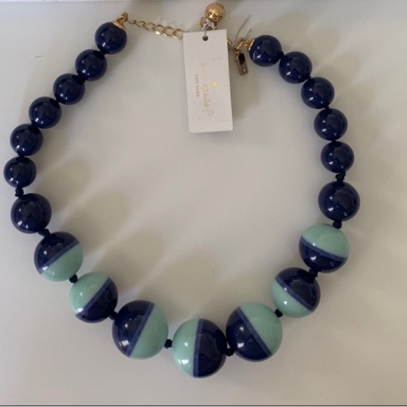 kate spade Jewelry - Kate Spade Blue Bowery Ball Necklace kate spade Jewelry - Kate Spade Blue Bowery Ball Necklace